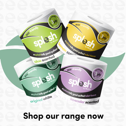 Splesh Toilet Roll Eco-Friendly, Soft & Quilted, Aloe Vera 84 Rolls