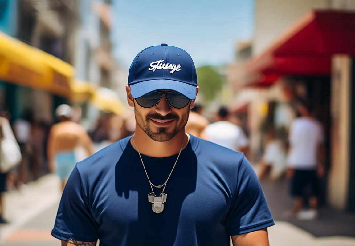 Oferta Exclusiva: Gorra Stussy Azul Marino para Hombres – Running y ALO