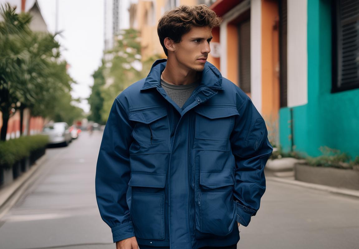 Oferta Especial en Guadalajara: Chaqueta Stüssy Cargo Azul para Hombres y Running